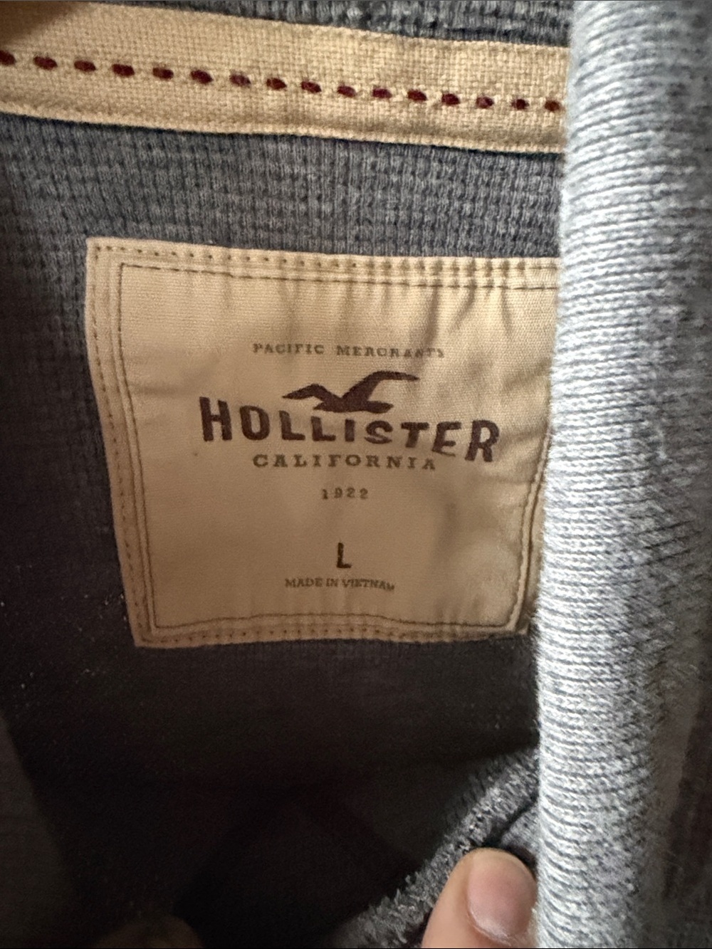 Y2K Hollister Cotton Hoodie Womens Large - Picture 2 of 3